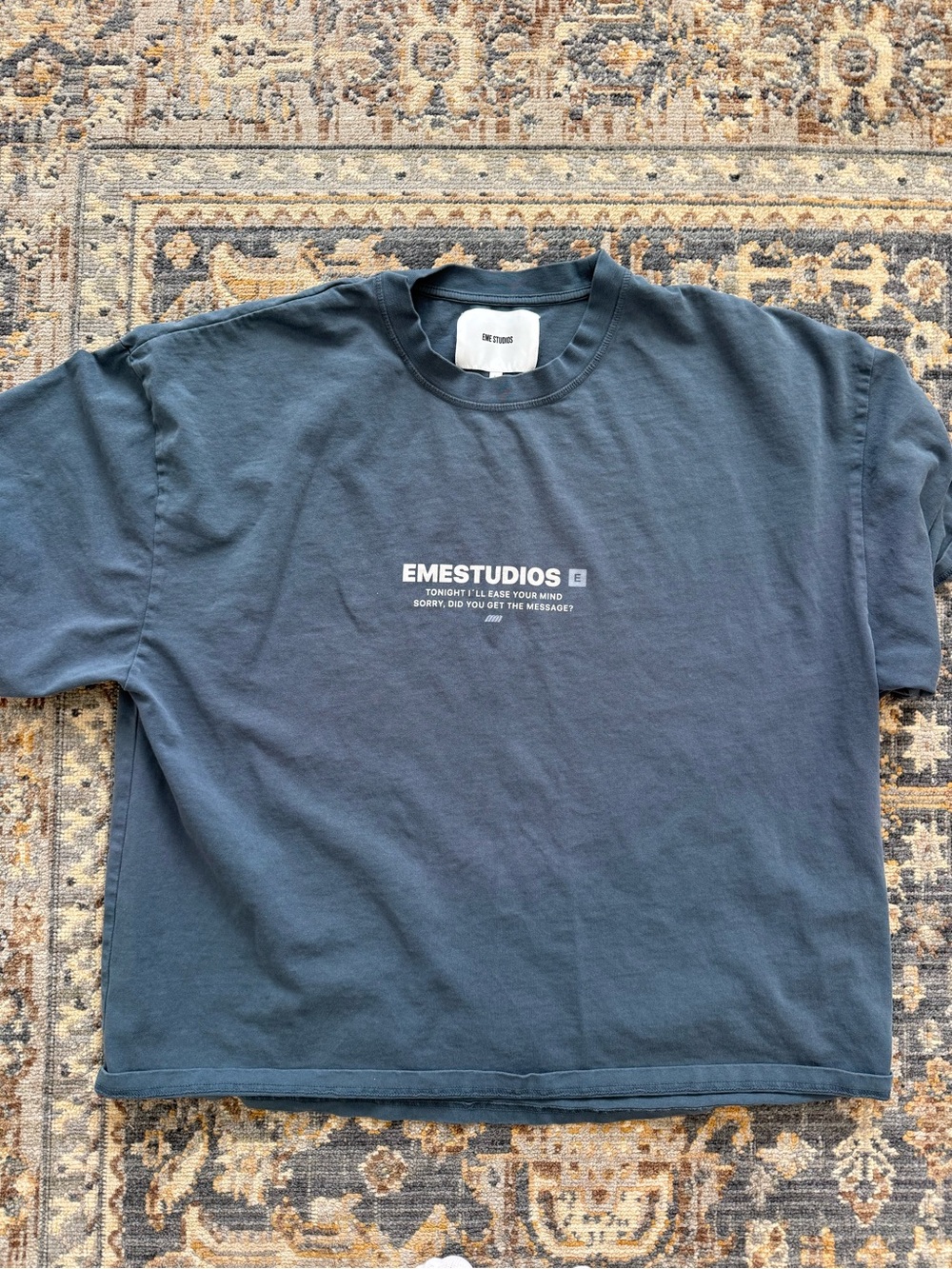 Navy Short-Sleeve Graphic Tee